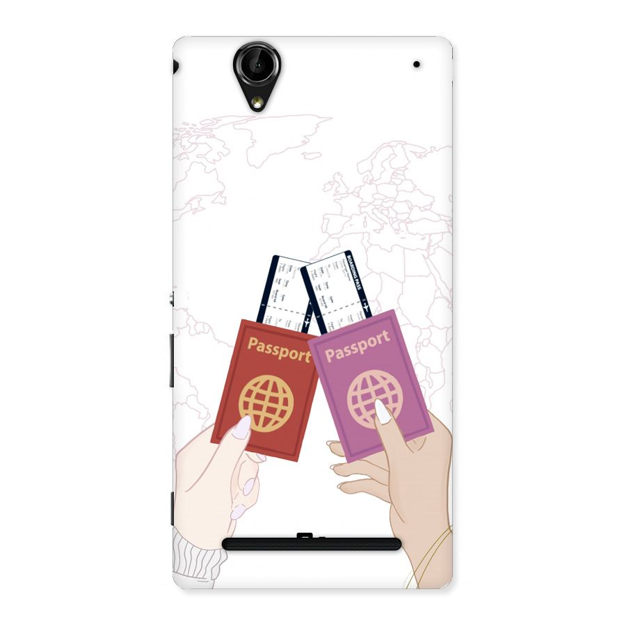Passport Drive Back Case for Xperia T2