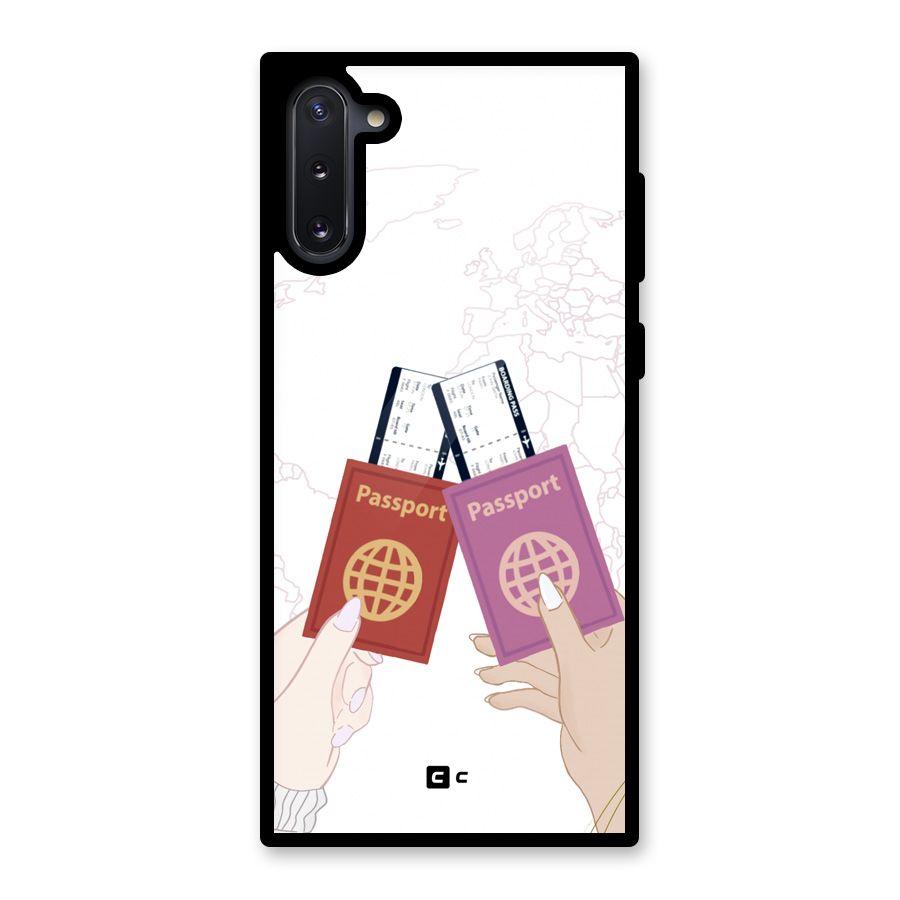 Passport Drive Glass Back Case for Galaxy Note 10
