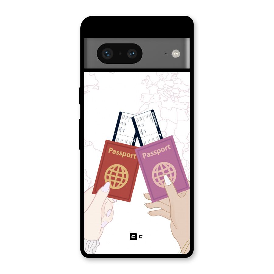 Passport Drive Glass Back Case for Google Pixel 7