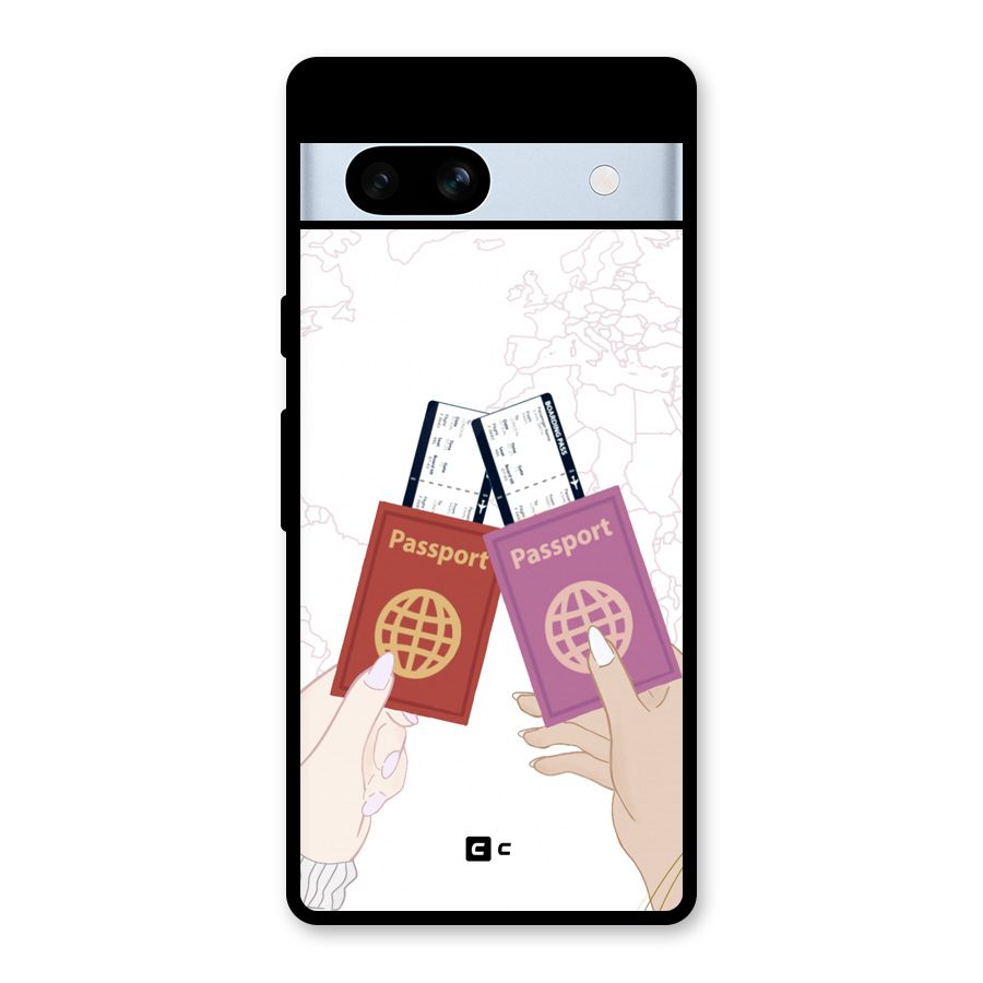 Passport Drive Glass Back Case for Google Pixel 7a