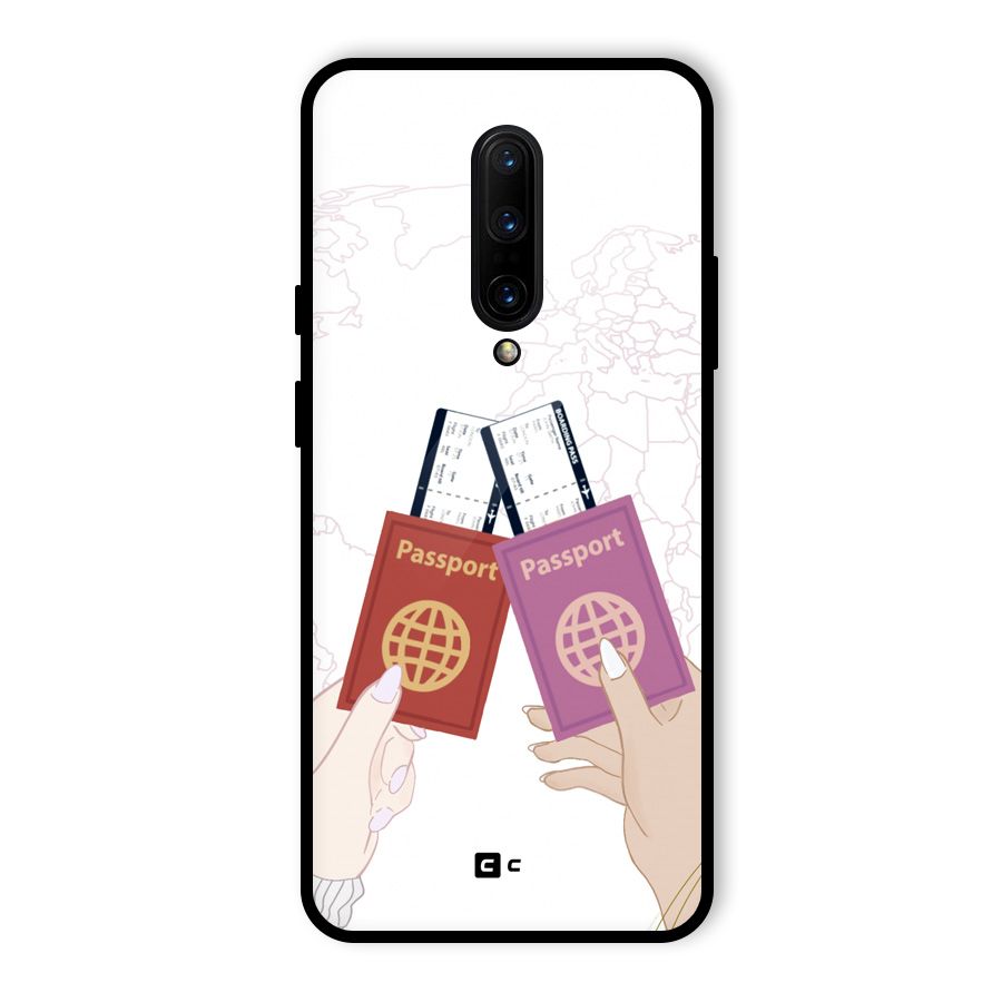 Passport Drive Glass Back Case for OnePlus 7 Pro