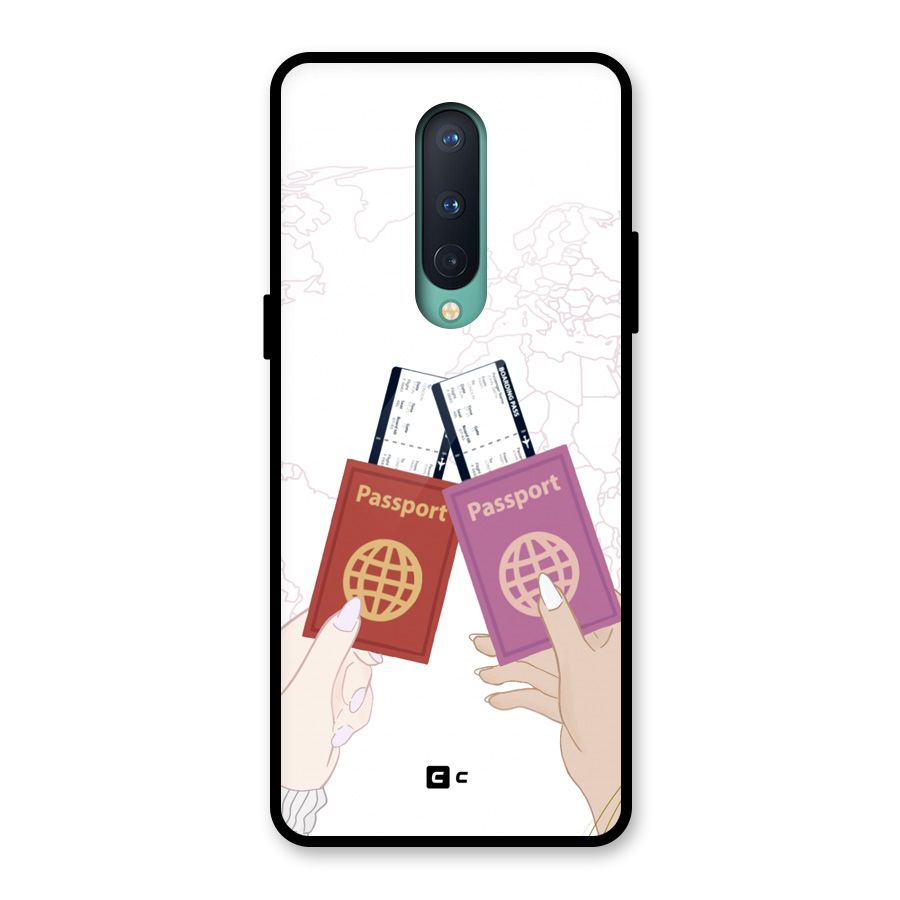 Passport Drive Glass Back Case for OnePlus 8