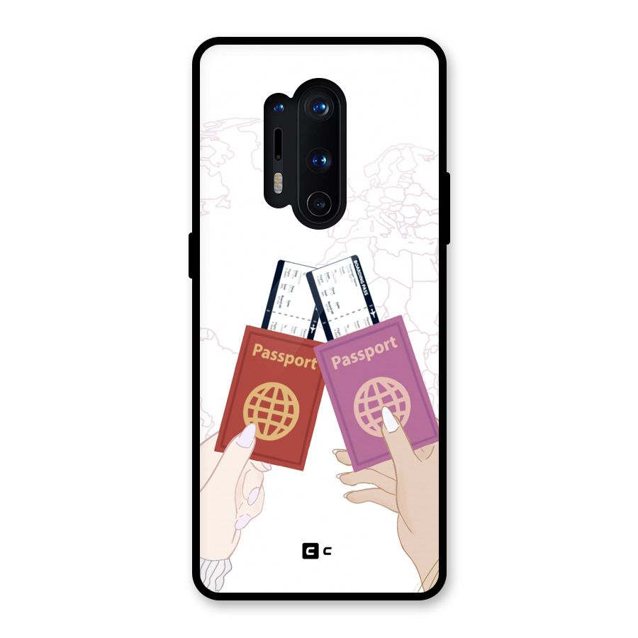 Passport Drive Glass Back Case for OnePlus 8 Pro