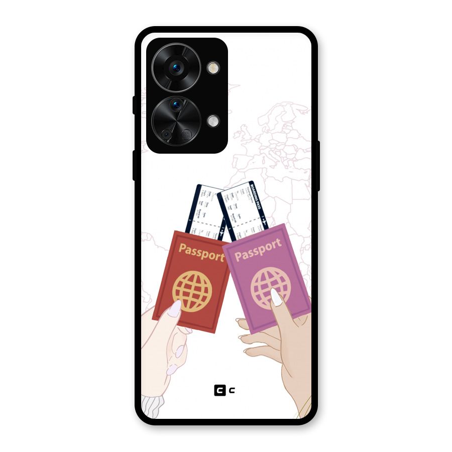 Passport Drive Glass Back Case for OnePlus Nord 2T