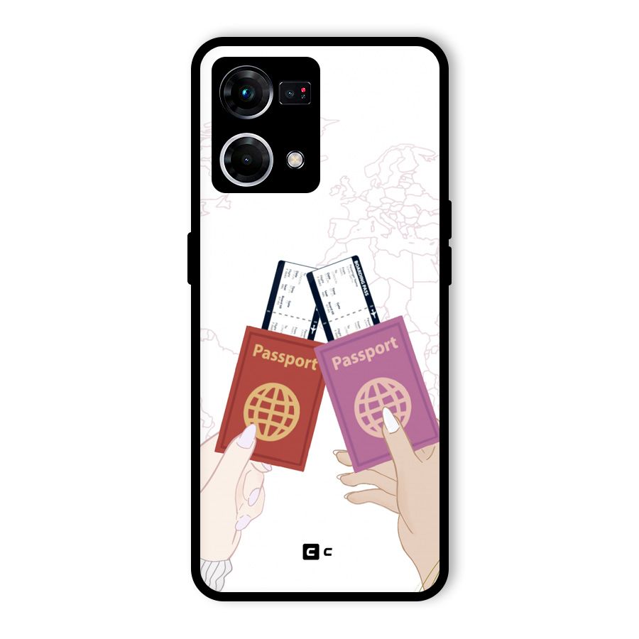 Passport Drive Glass Back Case for Oppo F21s Pro 4G