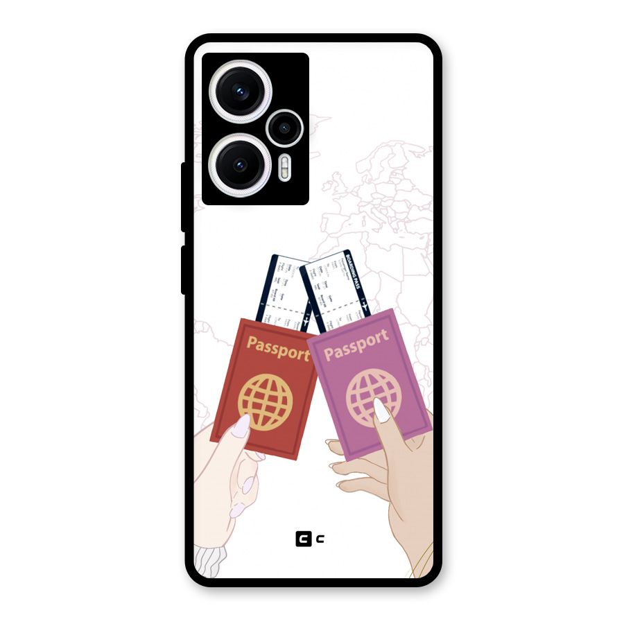 Passport Drive Glass Back Case for Poco F5