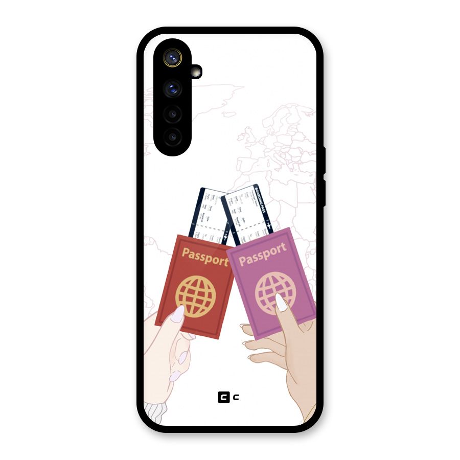 Passport Drive Glass Back Case for Realme 6
