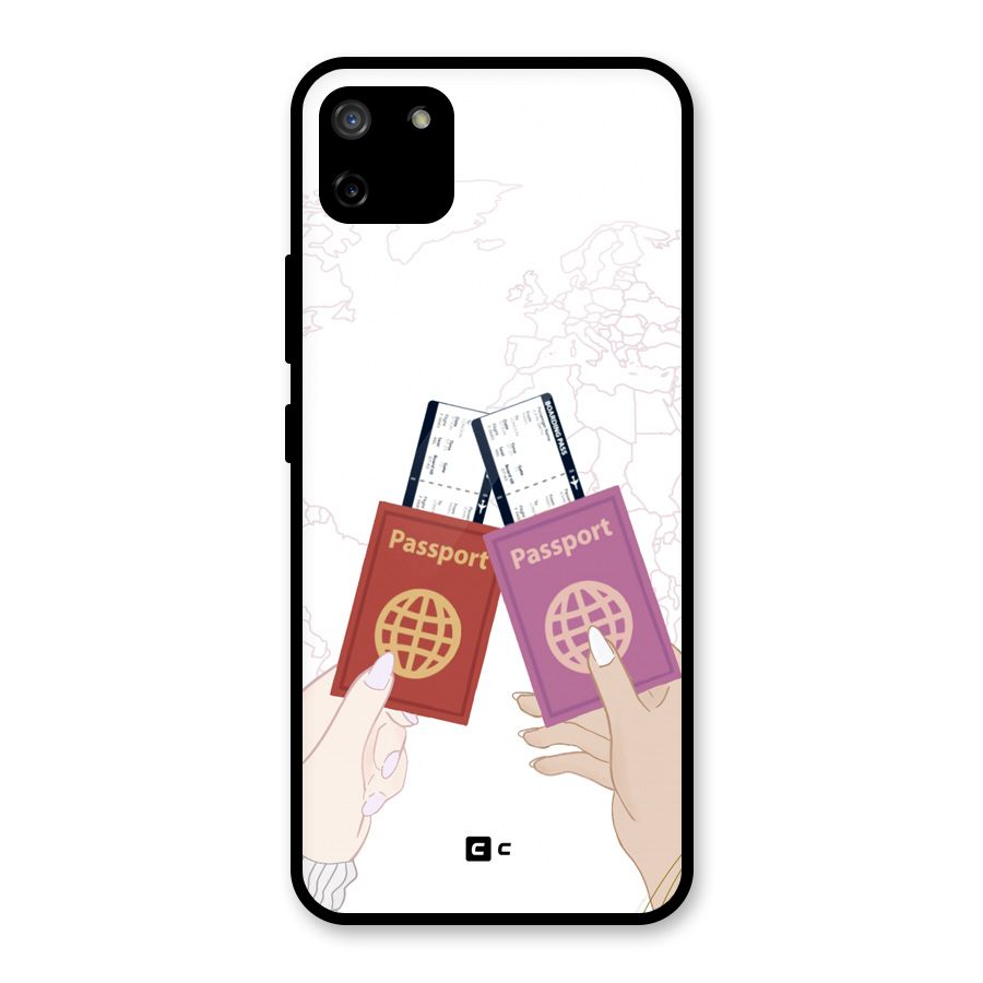 Passport Drive Glass Back Case for Realme C11