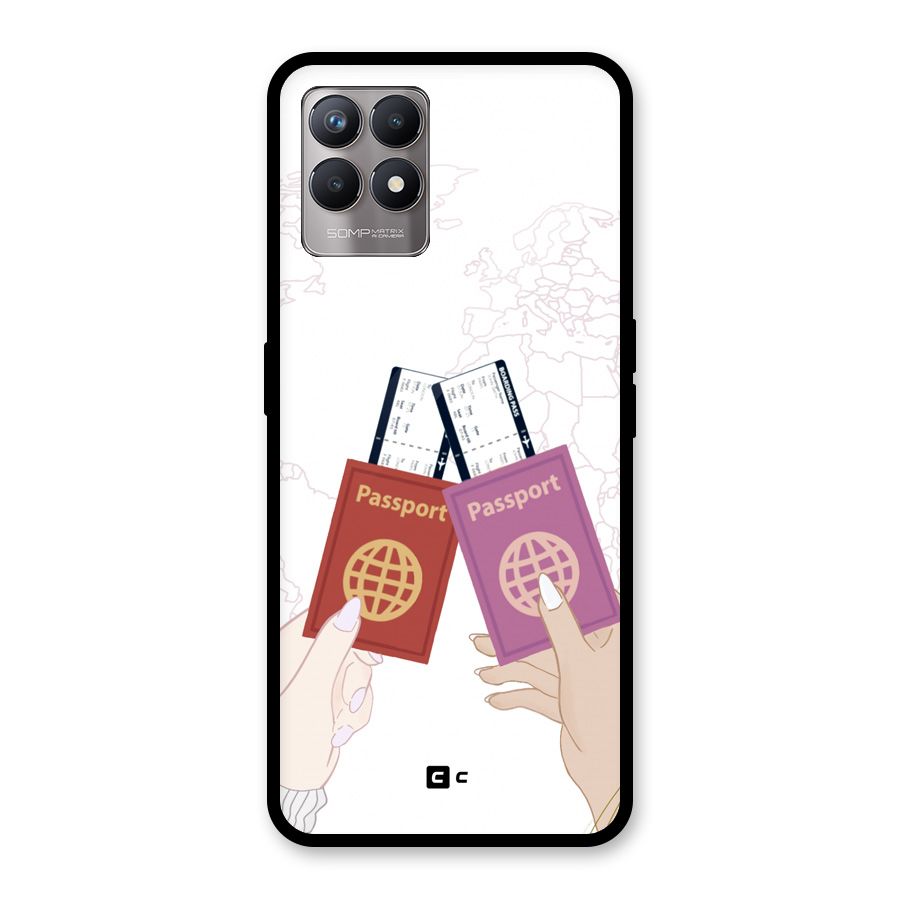Passport Drive Glass Back Case for Realme Narzo 50