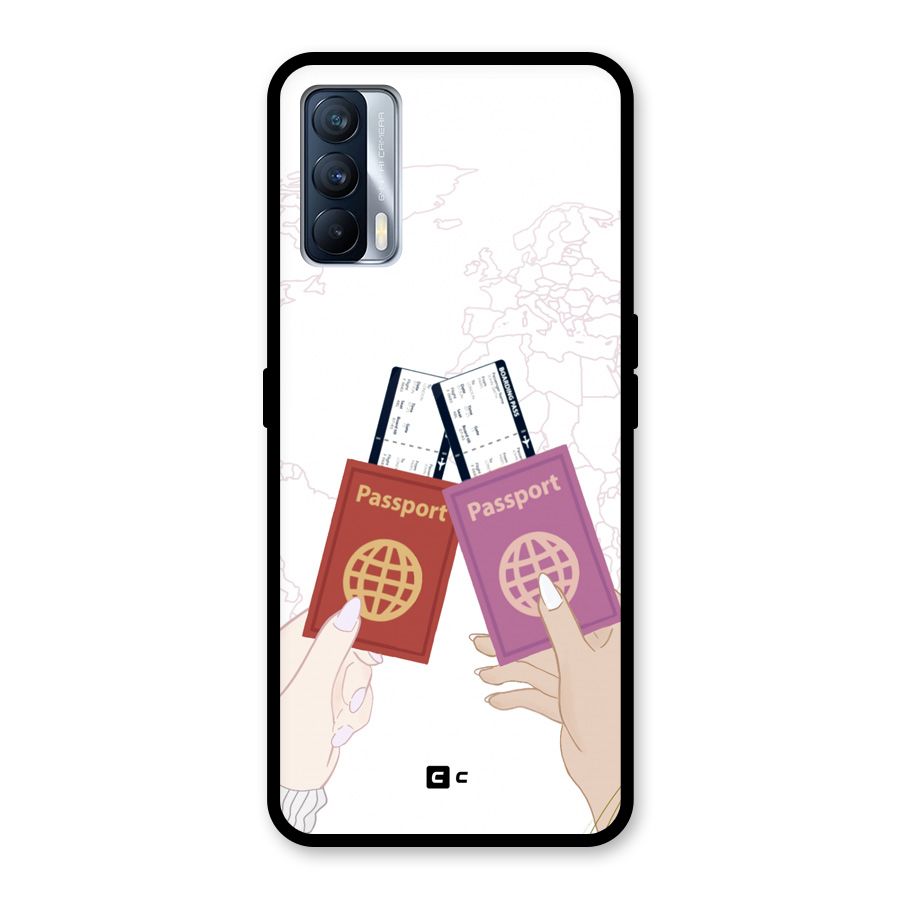 Passport Drive Glass Back Case for Realme X7