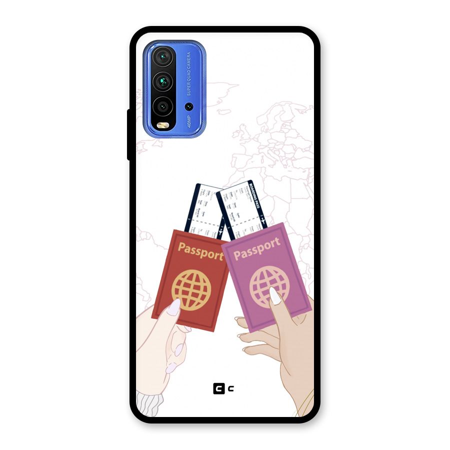Passport Drive Glass Back Case for Redmi 9 Power