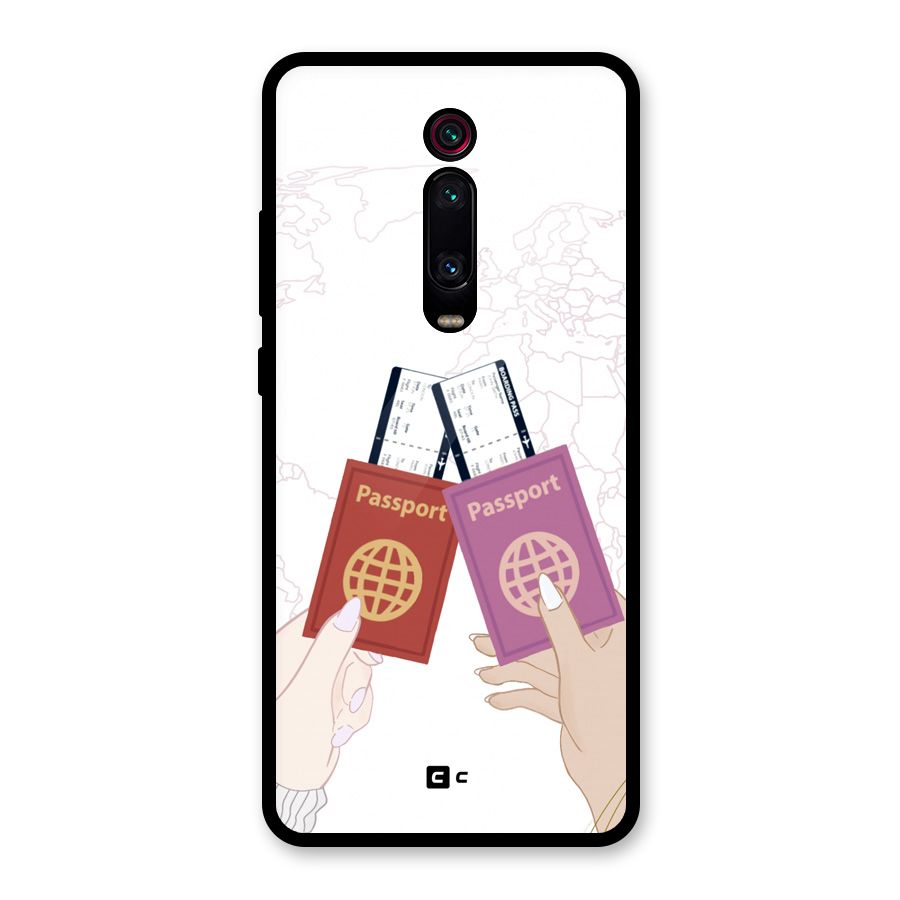 Passport Drive Glass Back Case for Redmi K20 Pro