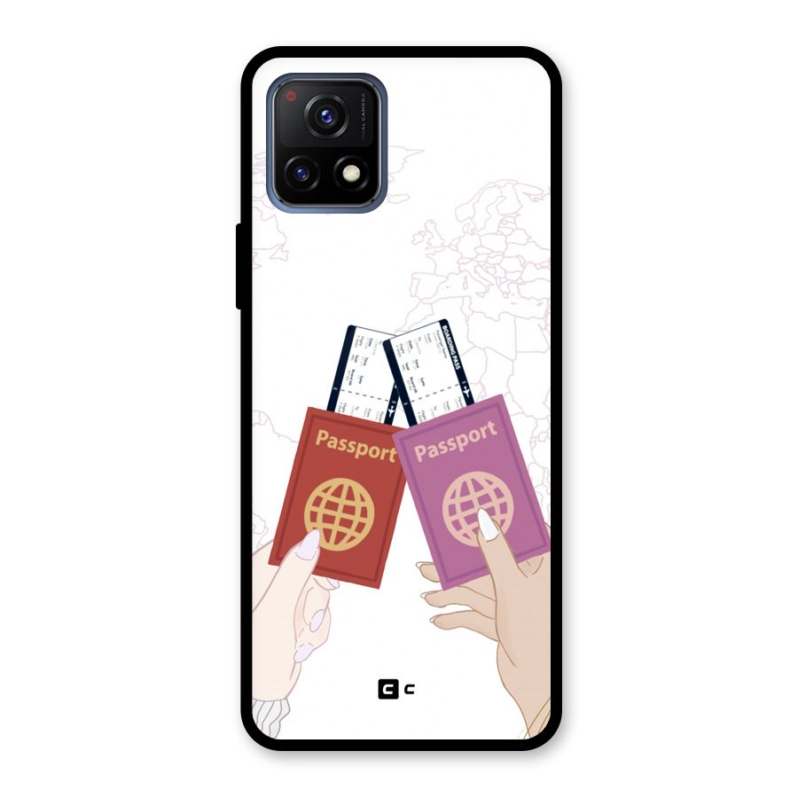 Passport Drive Glass Back Case for Vivo Y72 5G