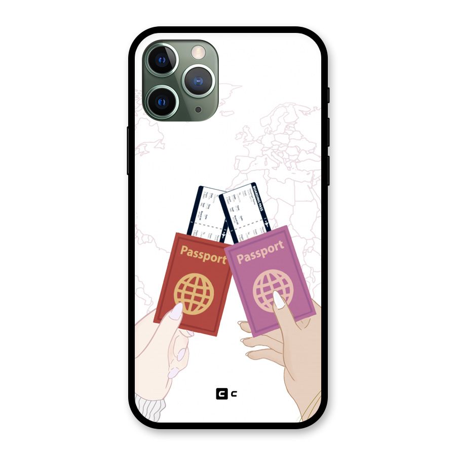 Passport Drive Glass Back Case for iPhone 11 Pro
