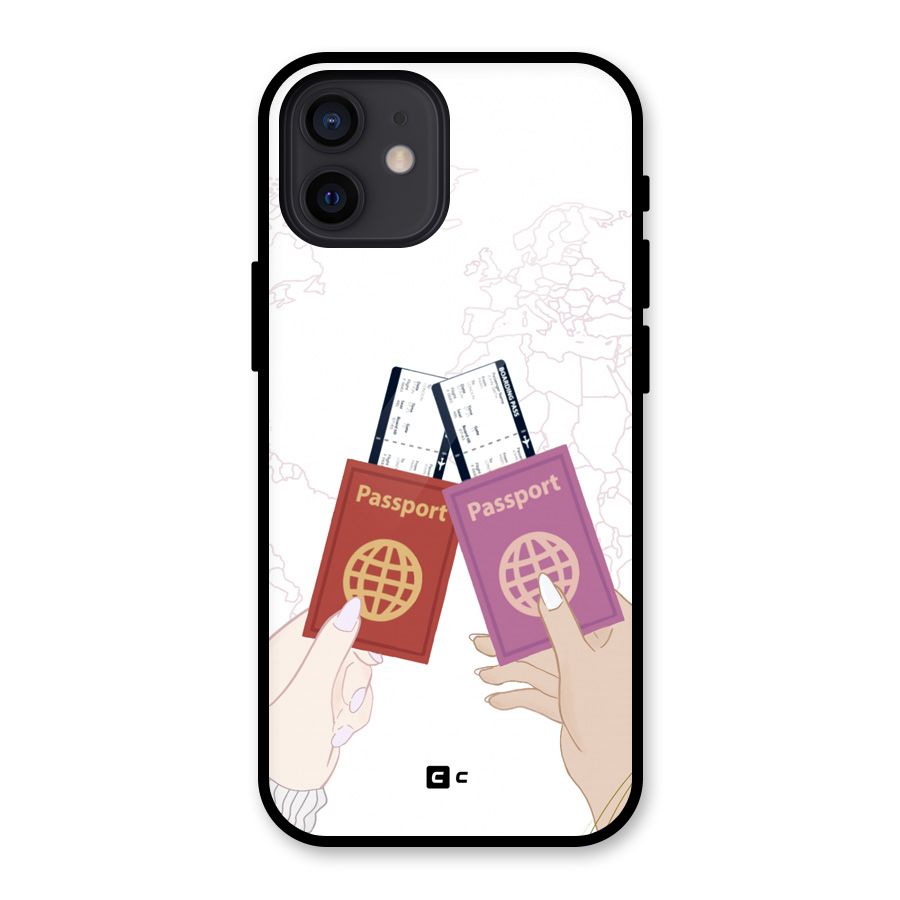 Passport Drive Glass Back Case for iPhone 12