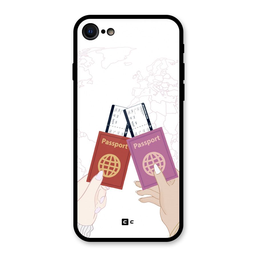 Passport Drive Glass Back Case for iPhone 7