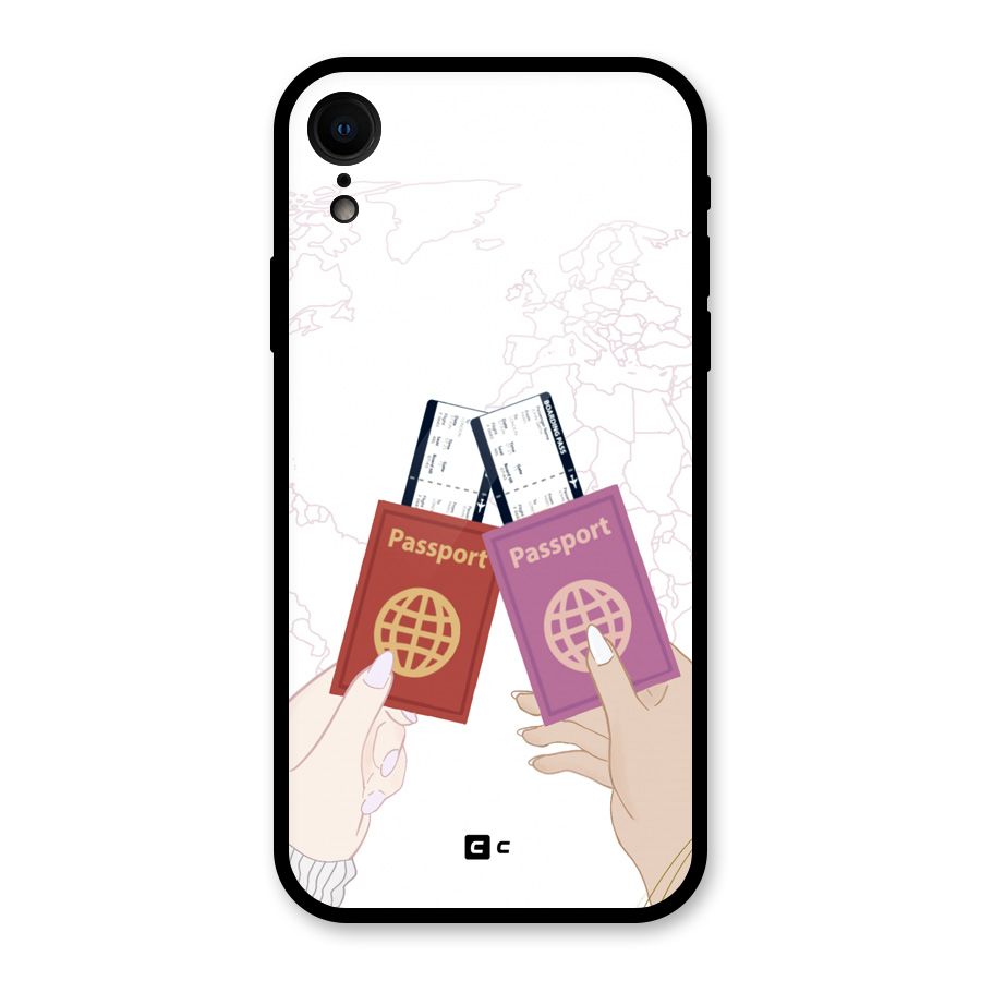 Passport Drive Glass Back Case for iPhone XR