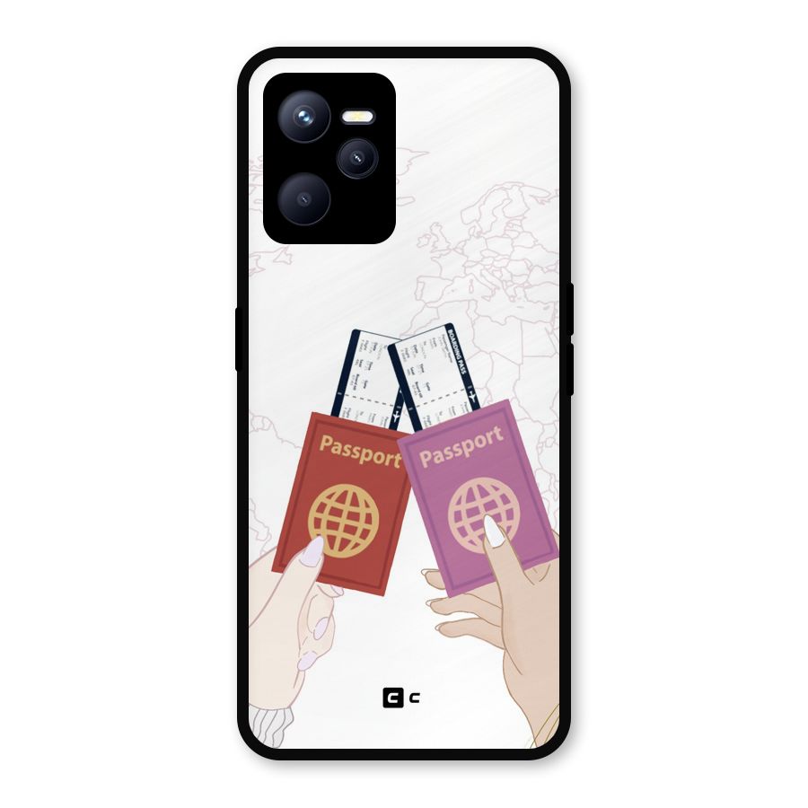 Passport Drive Metal Back Case for Realme C35