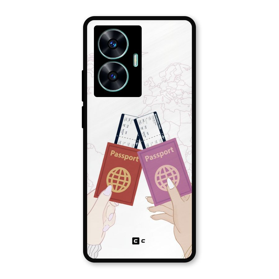 Passport Drive Metal Back Case for Realme Narzo N55