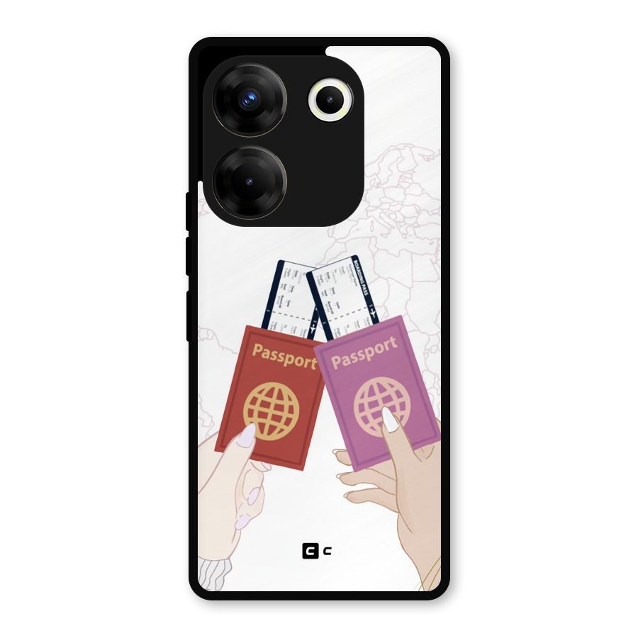 Passport Drive Metal Back Case for Tecno Camon 20 Pro