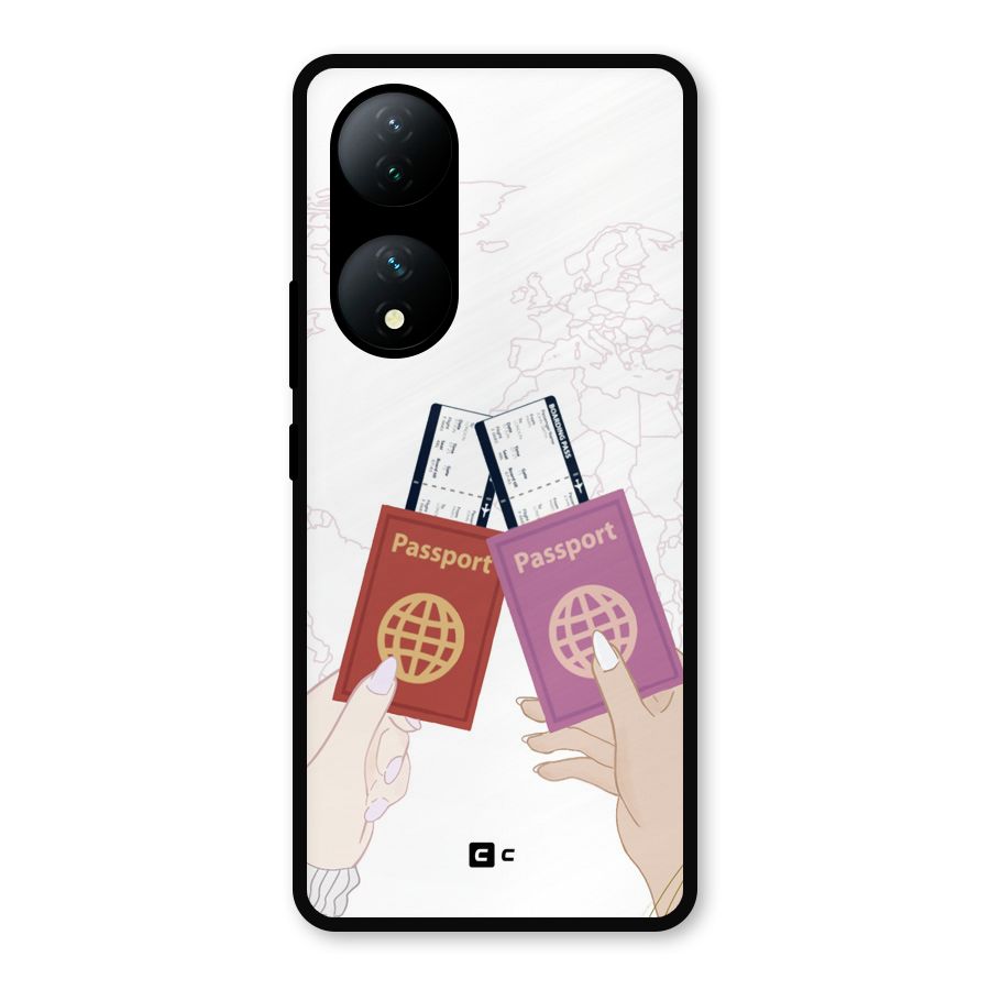 Passport Drive Metal Back Case for Vivo T2