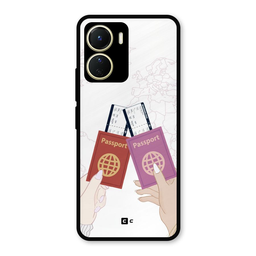 Passport Drive Metal Back Case for Vivo T2x