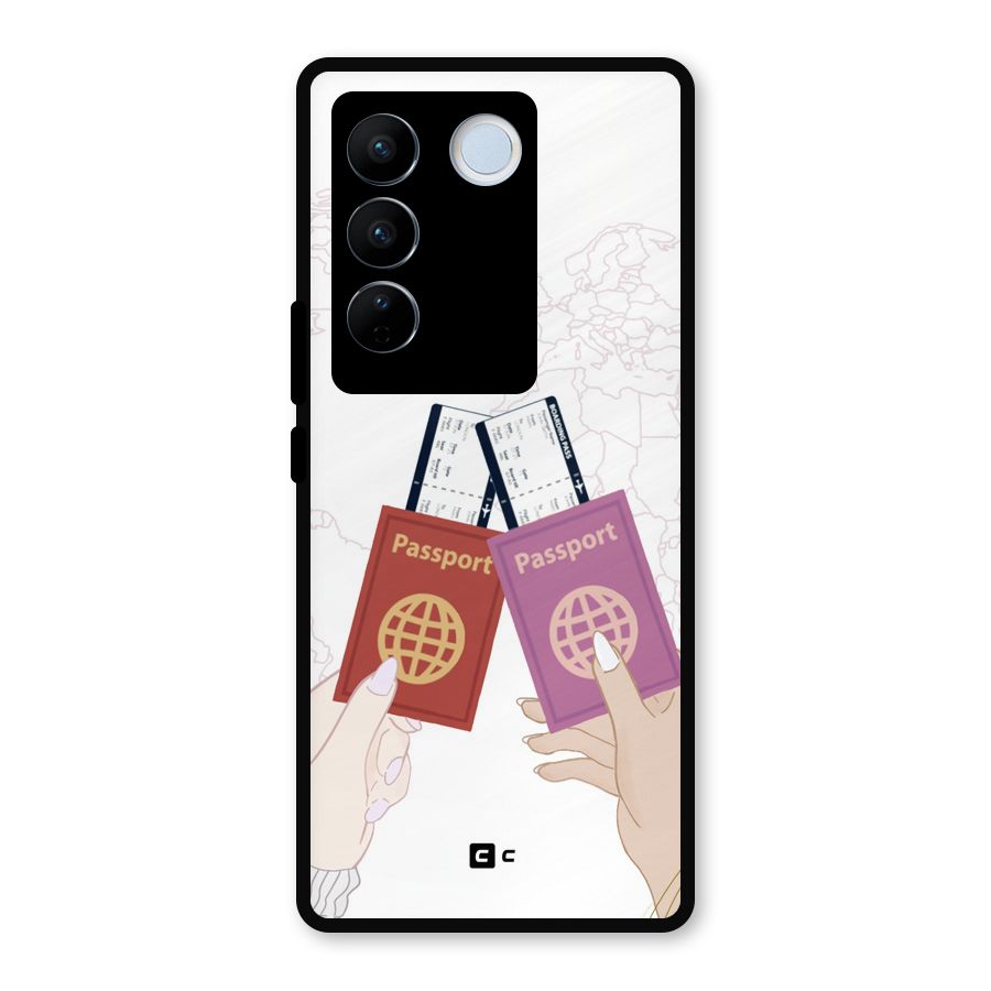 Passport Drive Metal Back Case for Vivo V27
