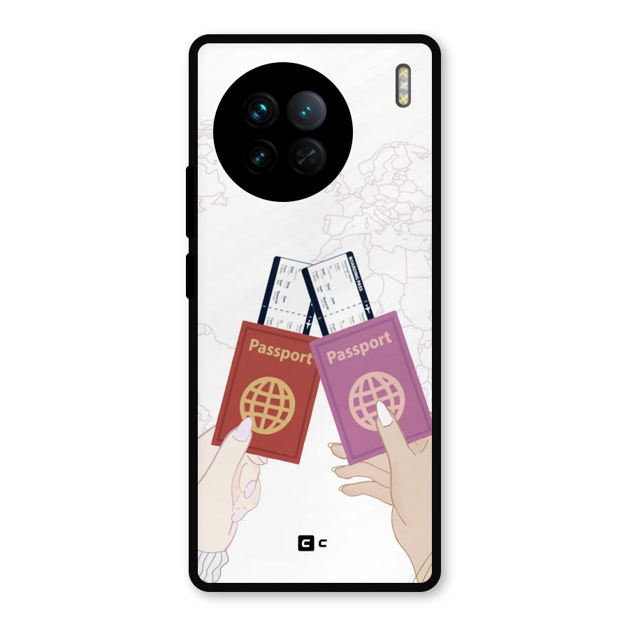 Passport Drive Metal Back Case for Vivo X90