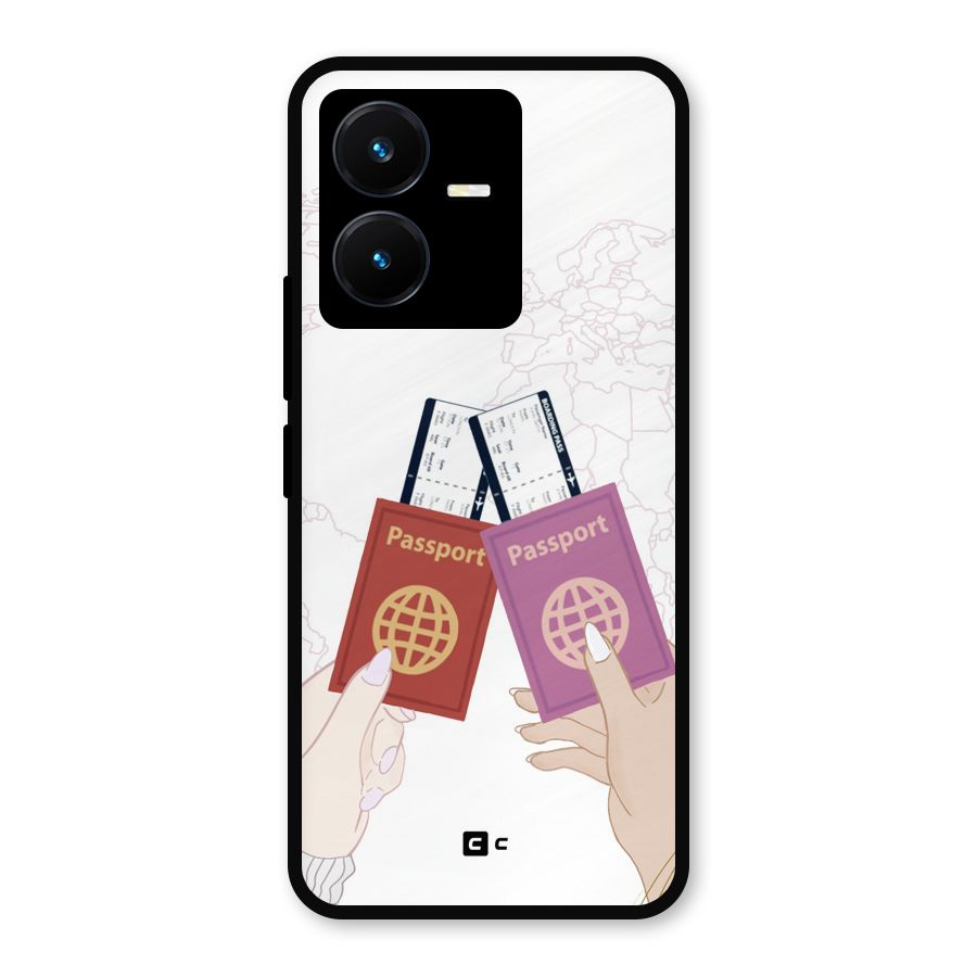 Passport Drive Metal Back Case for Vivo Y22