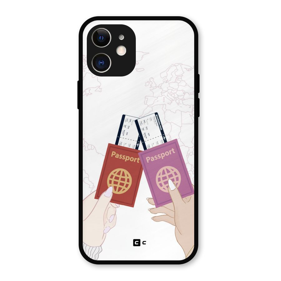 Passport Drive Metal Back Case for iPhone 12