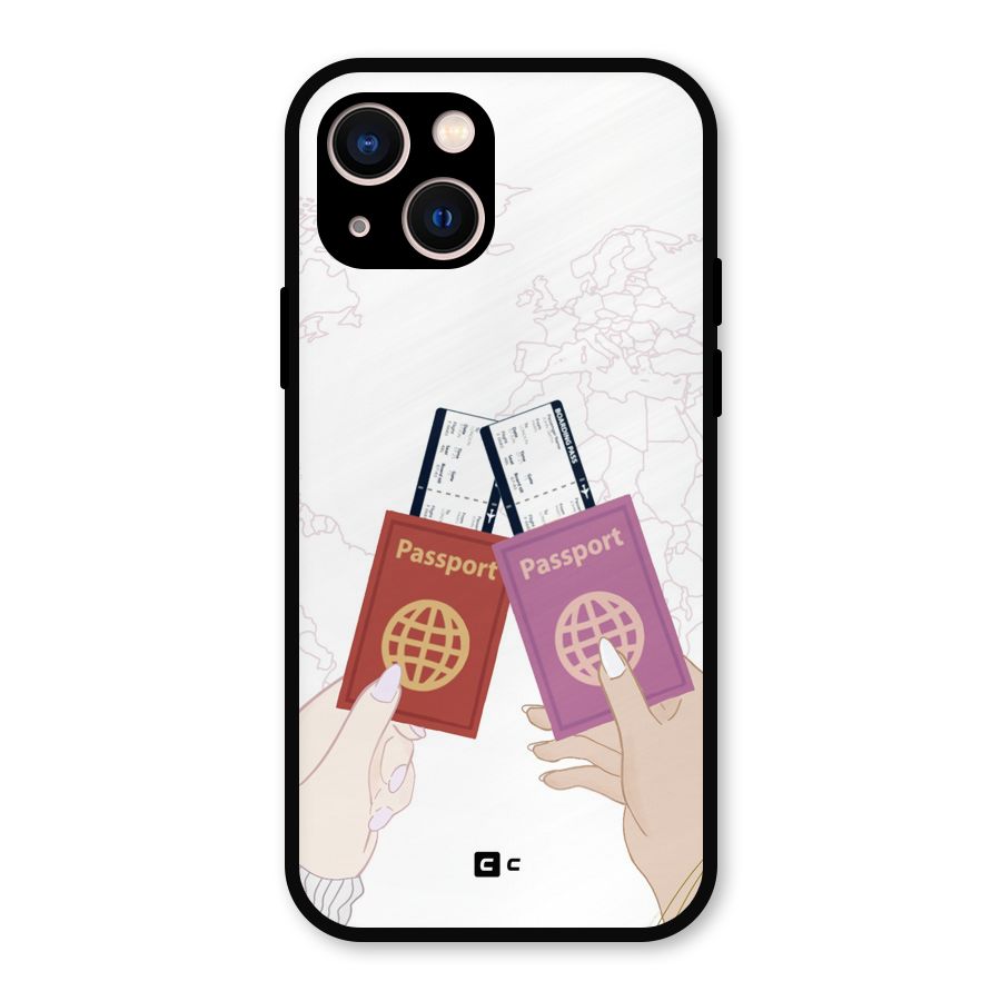 Passport Drive Metal Back Case for iPhone 13