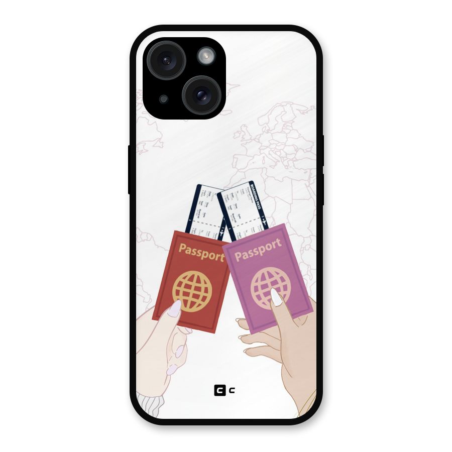 Passport Drive Metal Back Case for iPhone 15
