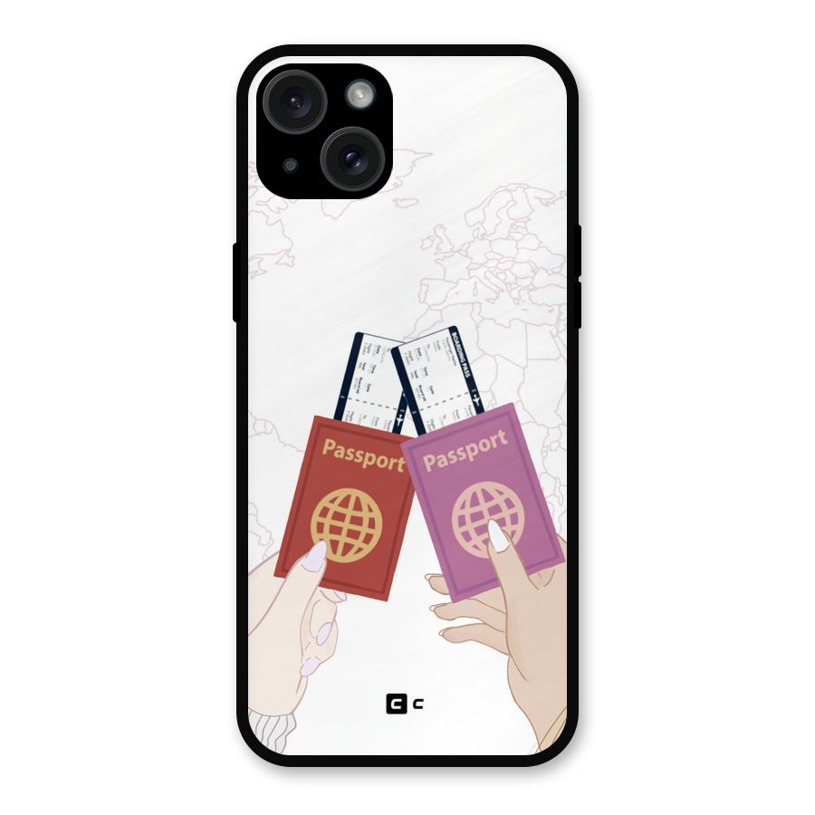Passport Drive Metal Back Case for iPhone 15 Plus