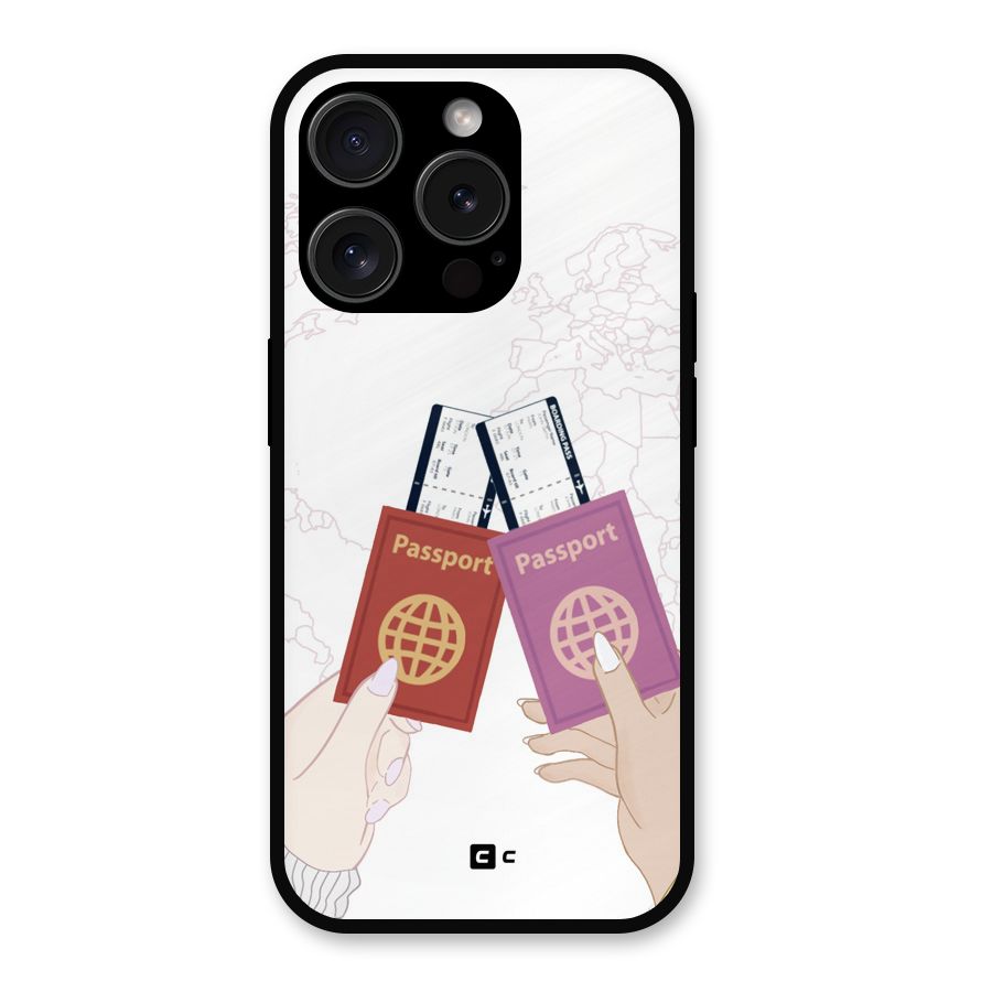Passport Drive Metal Back Case for iPhone 15 Pro