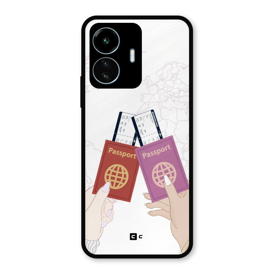 Passport Drive Metal Back Case for vivo iQOO Z6 Lite 5G