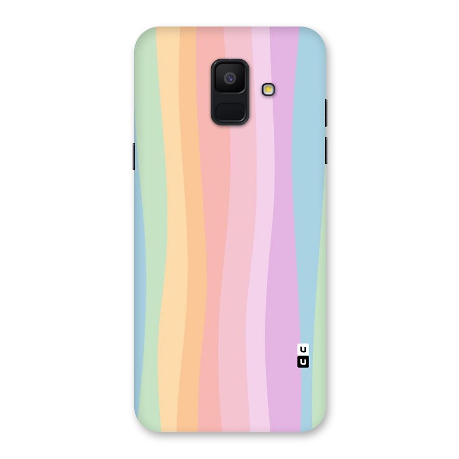 Pastel Curves Back Case for Galaxy A6 (2018)