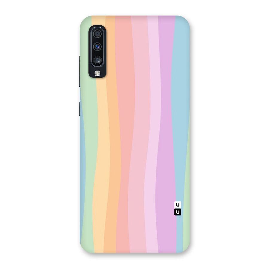 Pastel Curves Back Case for Galaxy A70