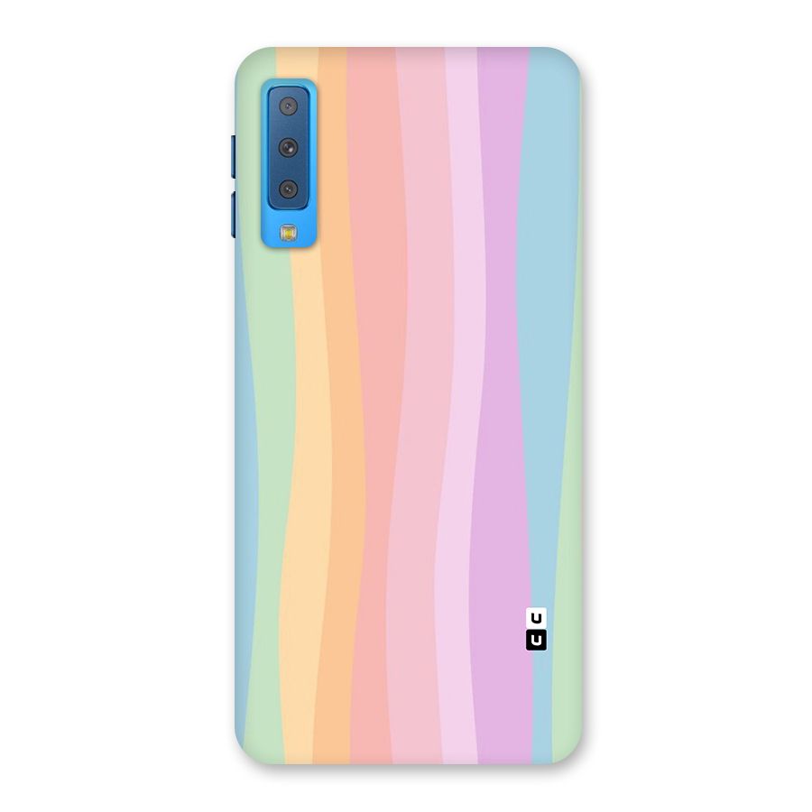 Pastel Curves Back Case for Galaxy A7 (2018)