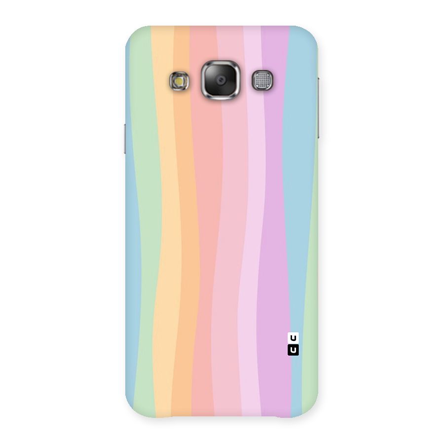 Pastel Curves Back Case for Galaxy E7
