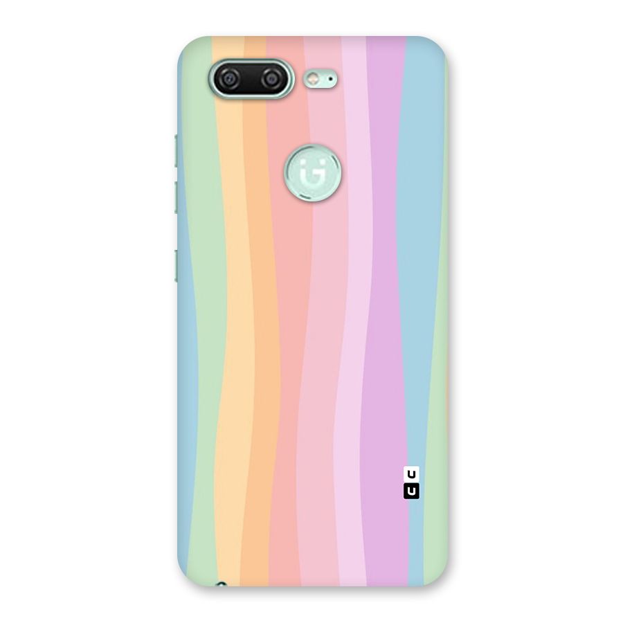 Pastel Curves Back Case for Gionee S10