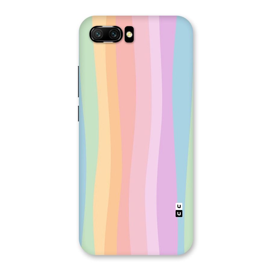 Pastel Curves Back Case for Honor 10