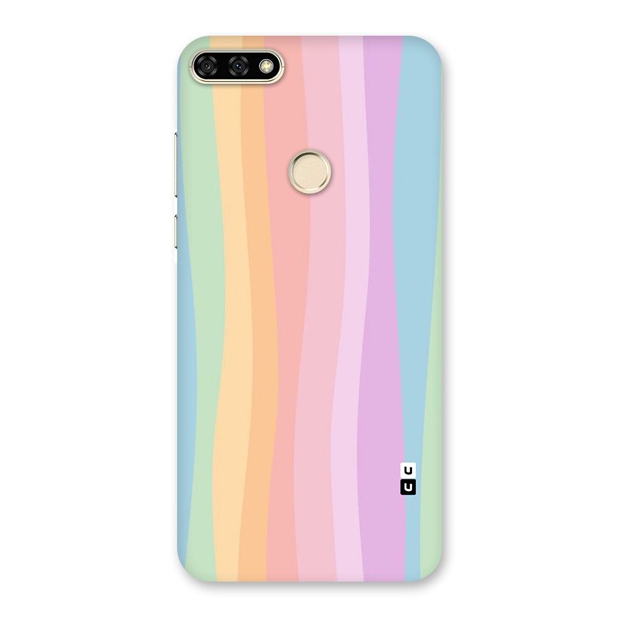 Pastel Curves Back Case for Honor 7A