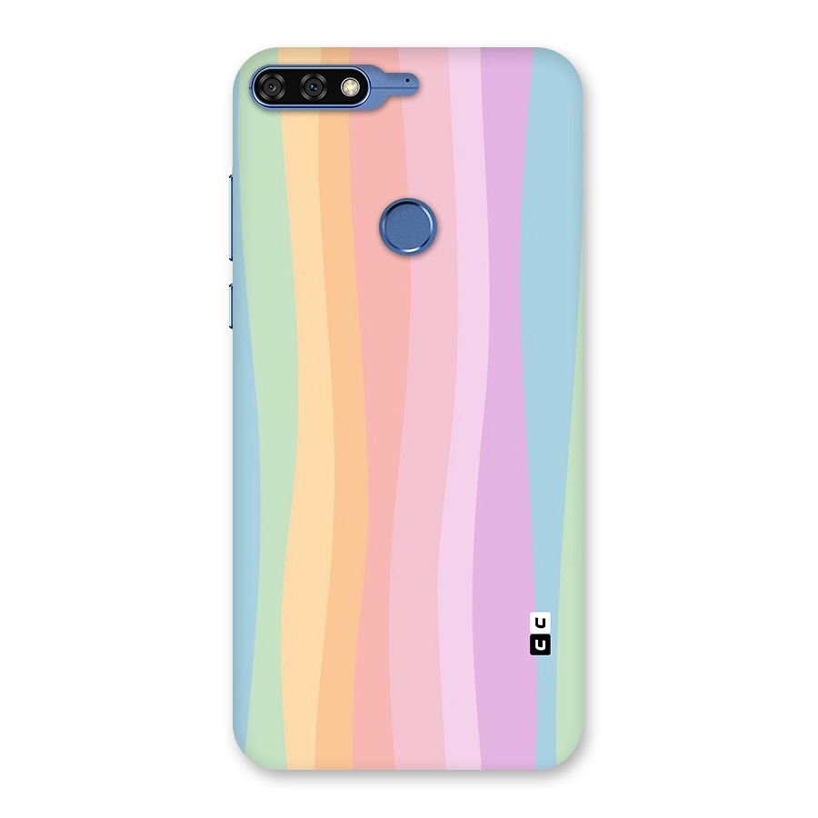 Pastel Curves Back Case for Honor 7C