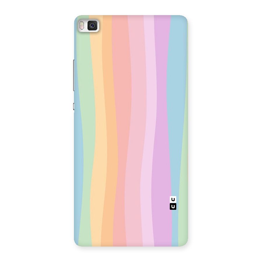 Pastel Curves Back Case for Huawei P8