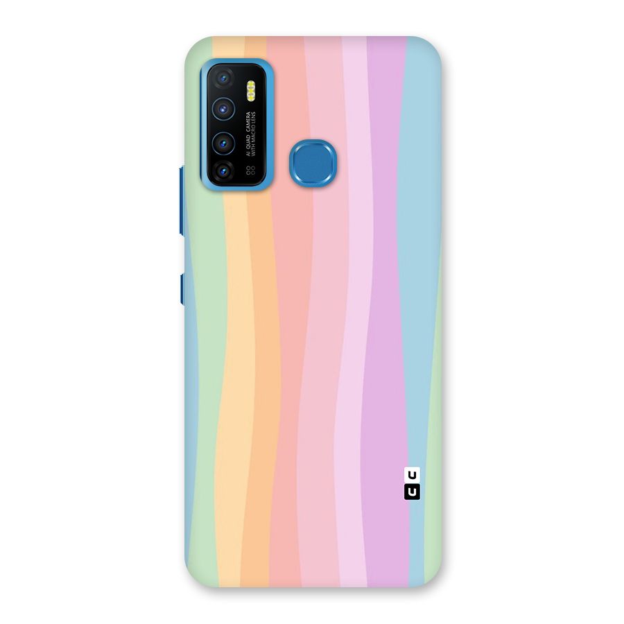 Pastel Curves Back Case for Infinix Hot 9
