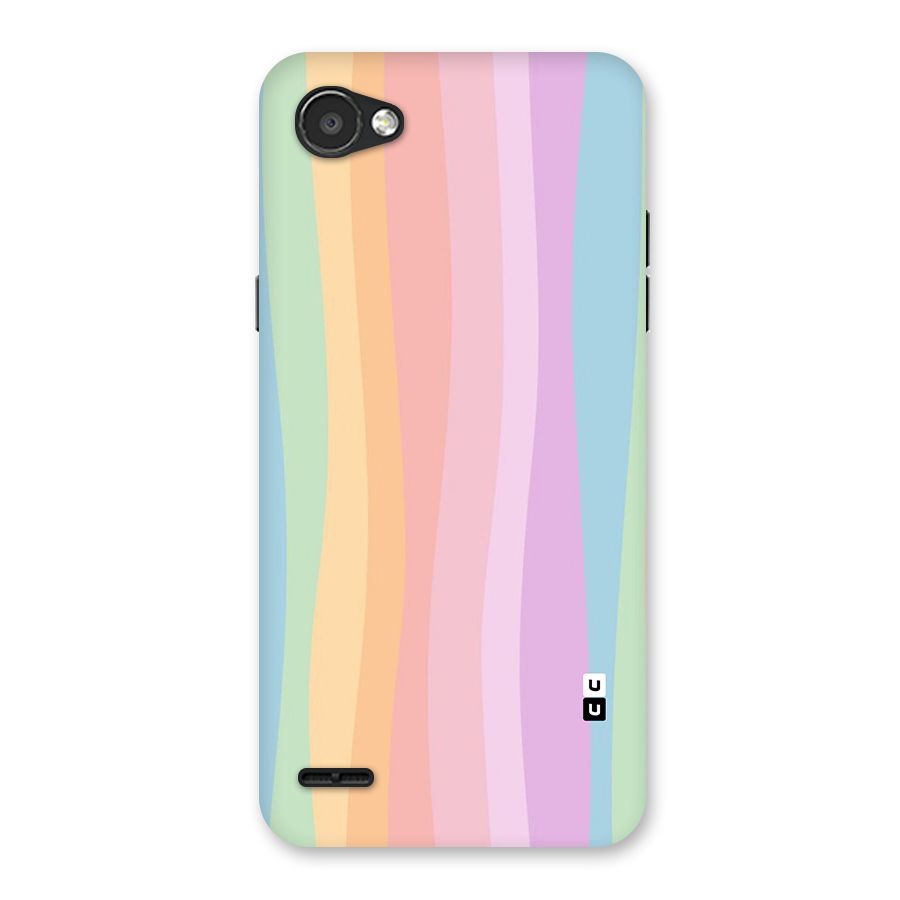 Pastel Curves Back Case for LG Q6