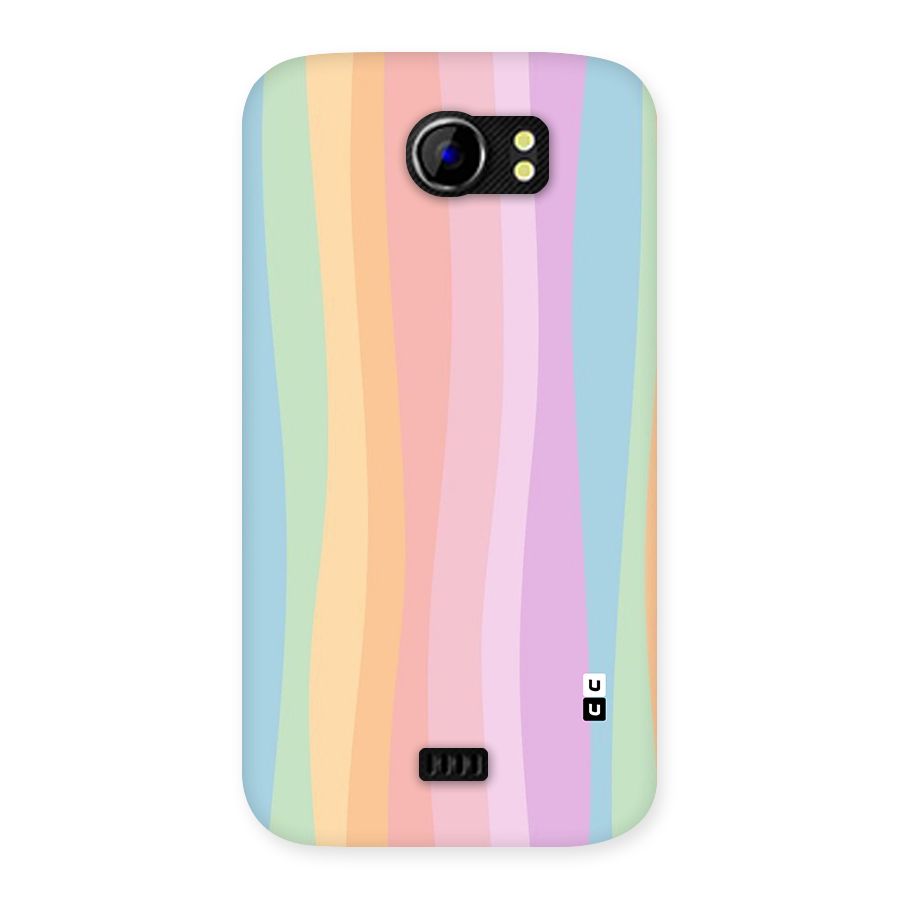 Pastel Curves Back Case for Micromax Canvas 2 A110