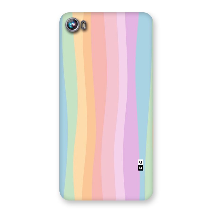 Pastel Curves Back Case for Micromax Canvas Fire 4 A107