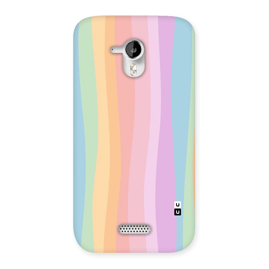 Pastel Curves Back Case for Micromax Canvas HD A116
