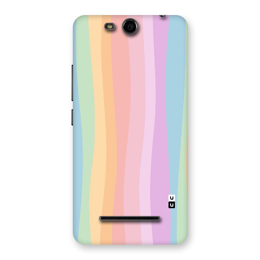 Pastel Curves Back Case for Micromax Canvas Juice 3 Q392
